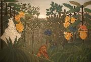 Henri Rousseau The Repast of the Lion oil painting reproduction